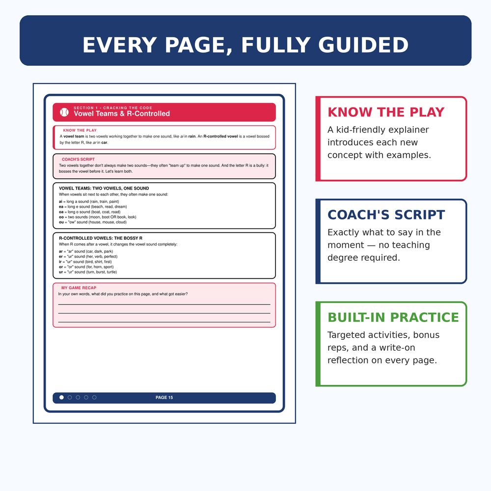 A sample Playbook page showing the Know the Play explainer and Coach's Script